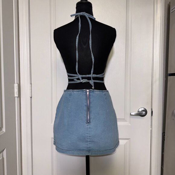 Hot & Delicious Denim & Rhinestone 2-Piece Set – Size M (NWT) - Picture 2 of 7